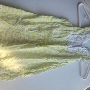 Gymboree Yellow and White Casual Kids Dress